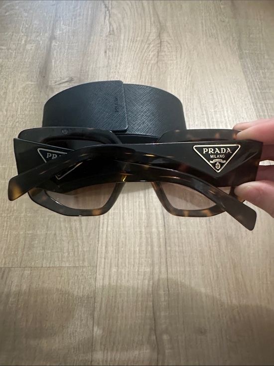Prada 50mm Rectangle Sunglasses - Tortoiseshell Brown main image 5